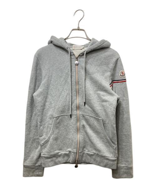 MONCLER（モンクレール）MONCLER (モンクレール) マグリア トリコロール フルジップ パーカー グレー サイズ:Sの古着・服飾アイテム