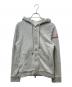 MONCLER（モンクレール）の古着「マグリア トリコロール フルジップ パーカー」｜グレー
