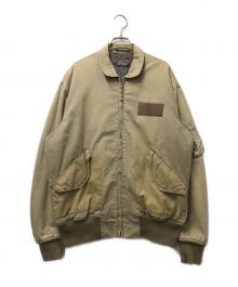 stussy（ステューシー）の古着「00's CWU-45/P フライトジャケット ミリタリージャケット」｜ベージュ