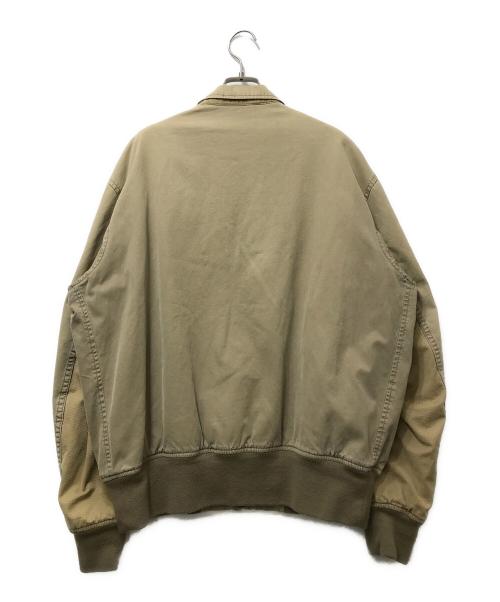 stussy（ステューシー）stussy (ステューシー) 00's CWU-45/P フライトジャケット ミリタリージャケット ベージュ サイズ:Mの古着・服飾アイテム