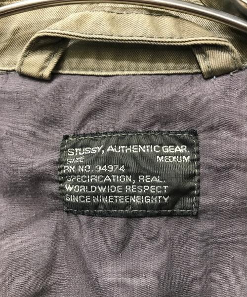 stussy（ステューシー）stussy (ステューシー) 00's CWU-45/P フライトジャケット ミリタリージャケット ベージュ サイズ:Mの古着・服飾アイテム
