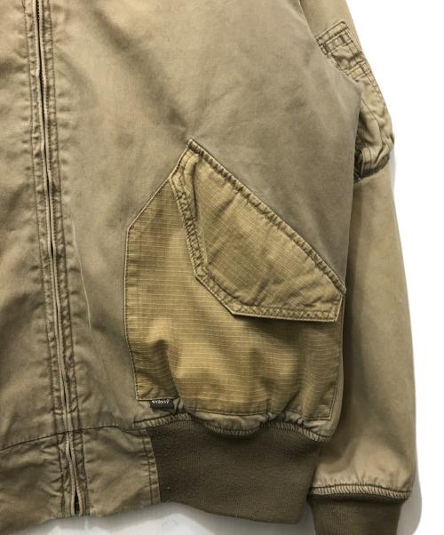 stussy（ステューシー）stussy (ステューシー) 00's CWU-45/P フライトジャケット ミリタリージャケット ベージュ サイズ:Mの古着・服飾アイテム