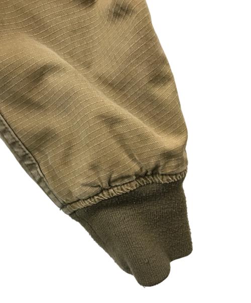 stussy（ステューシー）stussy (ステューシー) 00's CWU-45/P フライトジャケット ミリタリージャケット ベージュ サイズ:Mの古着・服飾アイテム