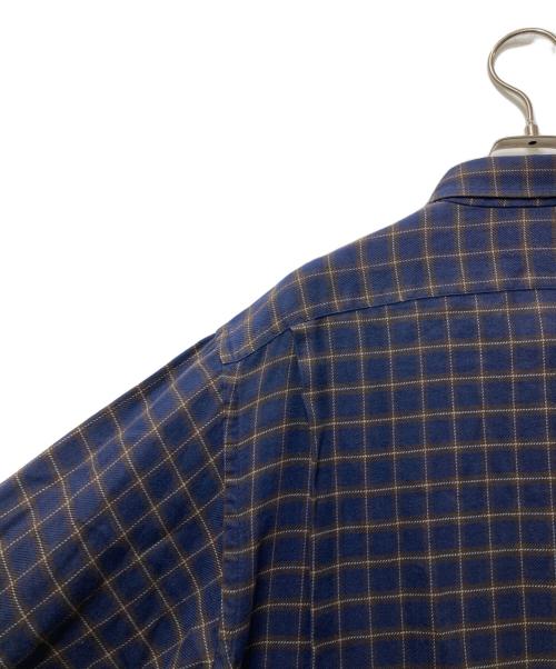 HERMES（エルメス）HERMES (エルメス) コットン フランネルシャツ ネイビー サイズ:40-15 1/2の古着・服飾アイテム