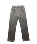 LEVI'Sリーバイス）の古着「80's 501先染めグレーデニムパンツ　ボタン裏532 USA製」｜グレー