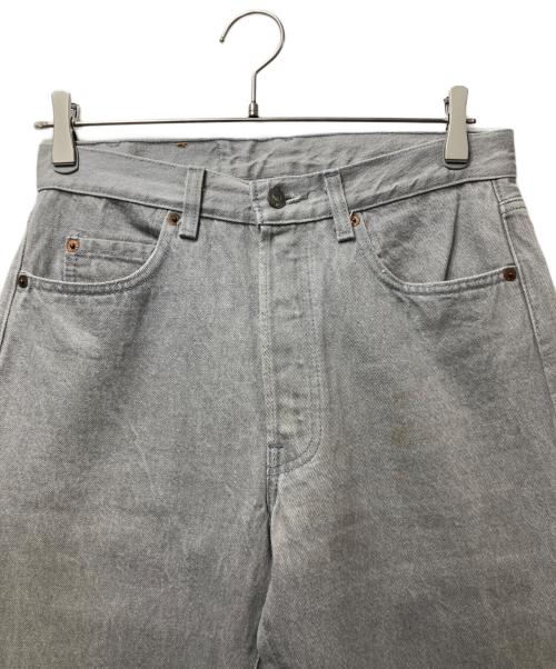 LEVI'S（リーバイス）LEVI'S (リーバイス) 80's 501先染めグレーデニムパンツ　ボタン裏532 USA製 グレー サイズ:W30　L32の古着・服飾アイテム