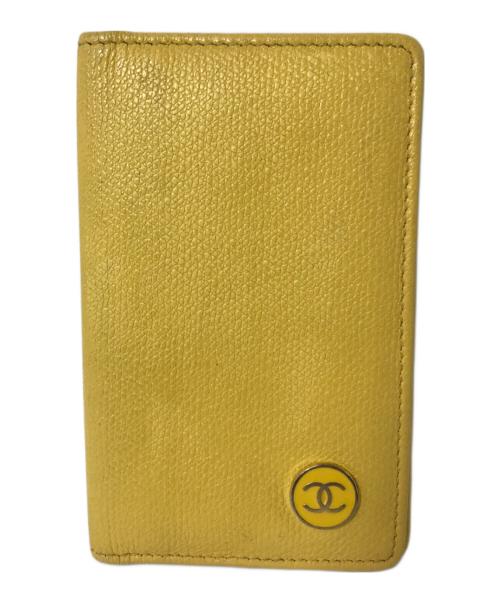 CHANEL（シャネル）CHANEL (シャネル) 名刺入れ イエローの古着・服飾アイテム