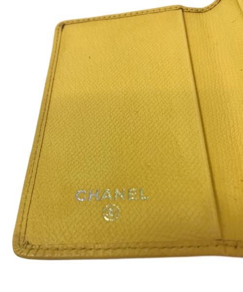 CHANEL（シャネル）CHANEL (シャネル) 名刺入れ イエローの古着・服飾アイテム