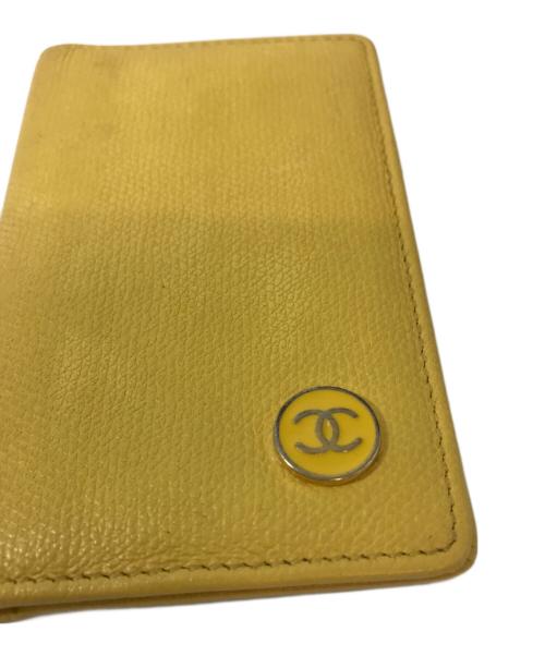 CHANEL（シャネル）CHANEL (シャネル) 名刺入れ イエローの古着・服飾アイテム