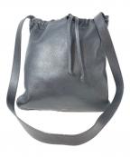 A.P.C.アーペーセー）の古着「Sac Havane  / レザー巾着ショルダーバッグ」｜ブラック