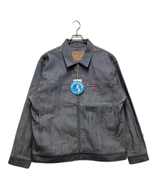 Hysteric Glamour（ヒステリックグラマー）Hysteric Glamour (ヒステリックグラマー) KINKY JEANS デニムジャケット グレー サイズ:XLの古着・服飾アイテム
