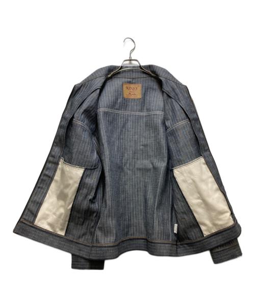 Hysteric Glamour（ヒステリックグラマー）Hysteric Glamour (ヒステリックグラマー) KINKY JEANS デニムジャケット グレー サイズ:XLの古着・服飾アイテム