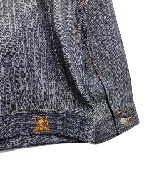 Hysteric Glamour（ヒステリックグラマー）Hysteric Glamour (ヒステリックグラマー) KINKY JEANS デニムジャケット グレー サイズ:XLの古着・服飾アイテム