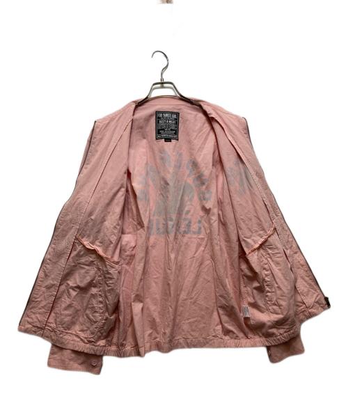 Hysteric Glamour（ヒステリックグラマー）Hysteric Glamour (ヒステリックグラマー) SUPER HYS LEAGUE ジップアップブルゾン ピンク サイズ:XLの古着・服飾アイテム