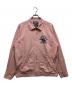 Hysteric Glamour（ヒステリックグラマー）の古着「SUPER HYS LEAGUE ジップアップブルゾン」｜ピンク