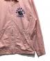 中古・古着 Hysteric Glamour (ヒステリックグラマー) SUPER HYS LEAGUE ジップアップブルゾン ピンク サイズ:XL：20000円