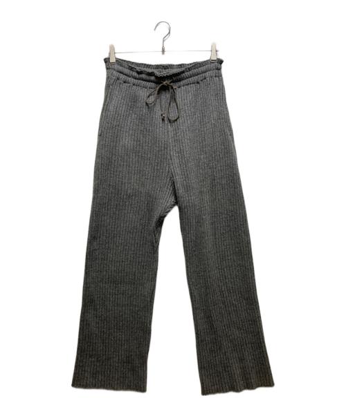 refomed（リフォメッド）refomed (リフォメッド) 23AW WOOL RIB KNIT PANTS（ウールリブニットパンツ）REPT-010 グレー サイズ:2の古着・服飾アイテム