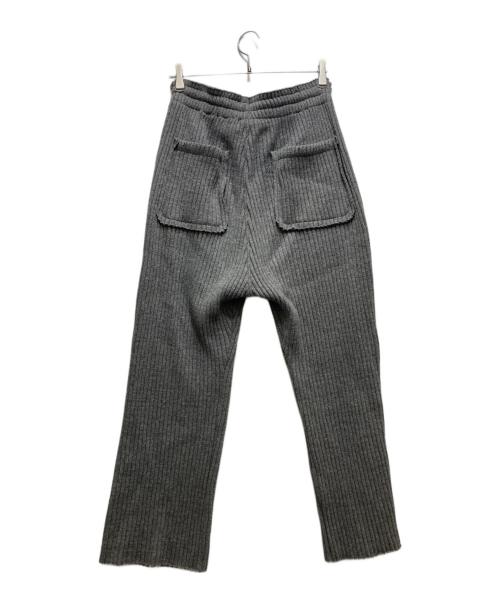refomed（リフォメッド）refomed (リフォメッド) 23AW WOOL RIB KNIT PANTS（ウールリブニットパンツ）REPT-010 グレー サイズ:2の古着・服飾アイテム