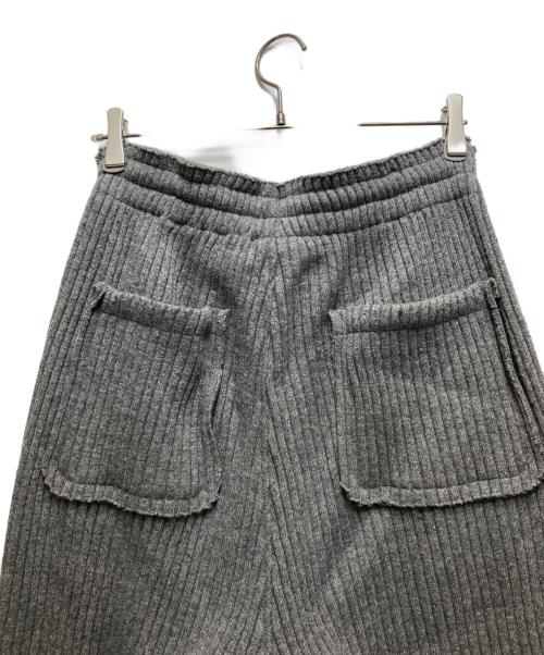 refomed（リフォメッド）refomed (リフォメッド) 23AW WOOL RIB KNIT PANTS（ウールリブニットパンツ）REPT-010 グレー サイズ:2の古着・服飾アイテム
