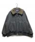 Name.（ネーム）の古着「MELTON PADED FLIGHT JACKET （メトロンパテッドフライトジャケット）NMJK-027」｜チャコールグレー