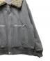 中古・古着 Name. (ネーム) MELTON PADED FLIGHT JACKET （メトロンパテッドフライトジャケット）NMJK-027 チャコールグレー：20000円