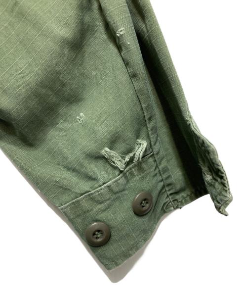 US ARMY（ユーエスアーミー）US ARMY (ユーエスアーミー) JUNGLE FATIGUE 5th JACKET（ジャングルファティーグ） グリーン サイズ:SMALL-REGULARの古着・服飾アイテム