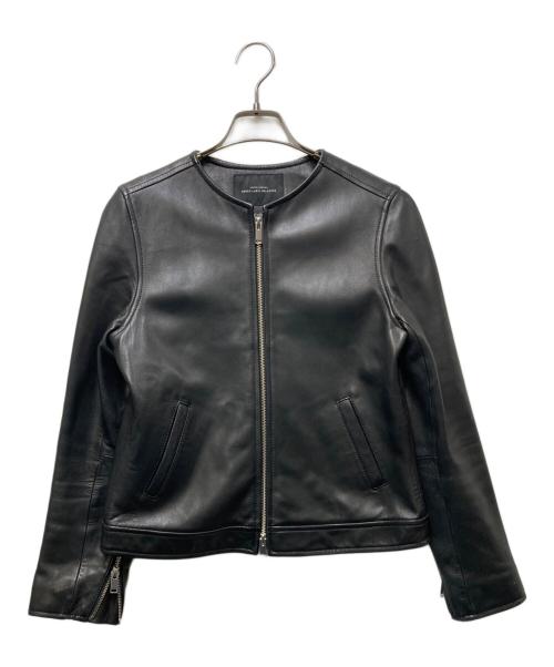 green label relaxing（グリーンレーベルリラクシング）green label relaxing (グリーンレーベルリラクシング) シープレザーライダースジャケット ブラック サイズ:40の古着・服飾アイテム