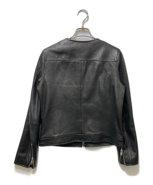 green label relaxing（グリーンレーベルリラクシング）green label relaxing (グリーンレーベルリラクシング) シープレザーライダースジャケット ブラック サイズ:40の古着・服飾アイテム