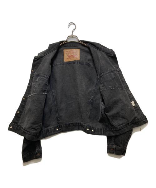 LEVI'S（リーバイス）LEVI'S (リーバイス) ブラックデニムジャケット ブラック サイズ:Mの古着・服飾アイテム