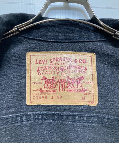 LEVI'S（リーバイス）LEVI'S (リーバイス) ブラックデニムジャケット ブラック サイズ:Mの古着・服飾アイテム