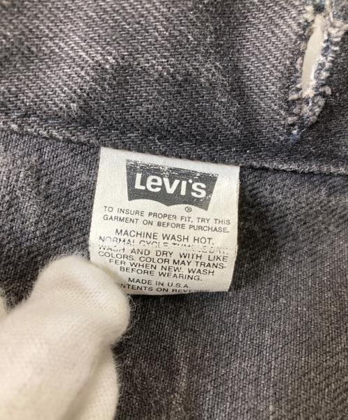 LEVI'S（リーバイス）LEVI'S (リーバイス) ブラックデニムジャケット ブラック サイズ:Mの古着・服飾アイテム