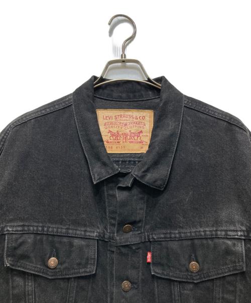 LEVI'S（リーバイス）LEVI'S (リーバイス) ブラックデニムジャケット ブラック サイズ:Mの古着・服飾アイテム