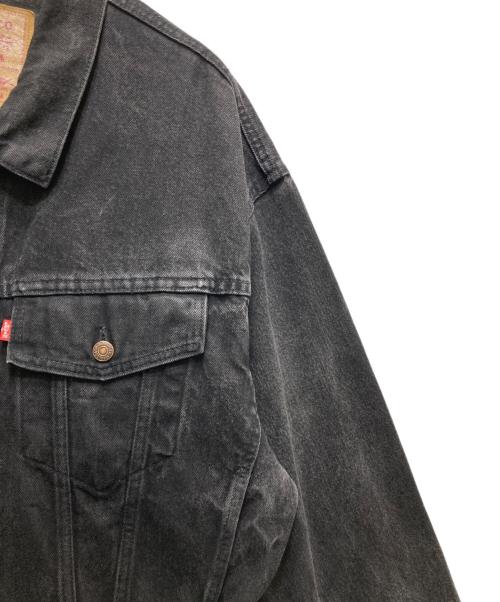 LEVI'S（リーバイス）LEVI'S (リーバイス) ブラックデニムジャケット ブラック サイズ:Mの古着・服飾アイテム