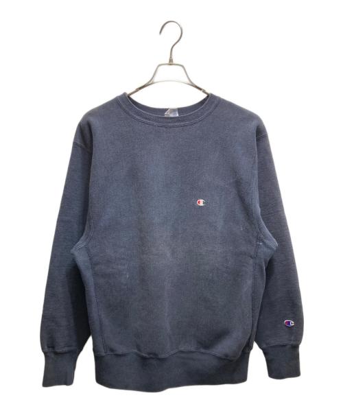 Champion REVERSE WEAVE（チャンピオン リバース ウィーブ）Champion REVERSE WEAVE (チャンピオン リバース ウィーブ) 90's リバースウィーブスウェット ネイビー サイズ:XLの古着・服飾アイテム