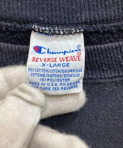 Champion REVERSE WEAVE（チャンピオン リバース ウィーブ）Champion REVERSE WEAVE (チャンピオン リバース ウィーブ) 90's リバースウィーブスウェット ネイビー サイズ:XLの古着・服飾アイテム