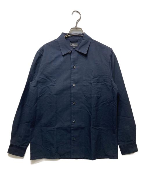 A.P.C.（アーペーセー）A.P.C. (アーペーセー) ロングスリーブシャツ ネイビー サイズ:Mの古着・服飾アイテム