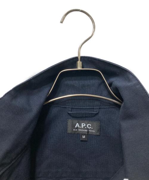 A.P.C.（アーペーセー）A.P.C. (アーペーセー) ロングスリーブシャツ ネイビー サイズ:Mの古着・服飾アイテム