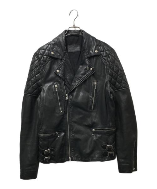 ALL SAINTS（オールセインツ）ALL SAINTS (オールセインツ) ライダースジャケット ブラック サイズ:Ｓの古着・服飾アイテム