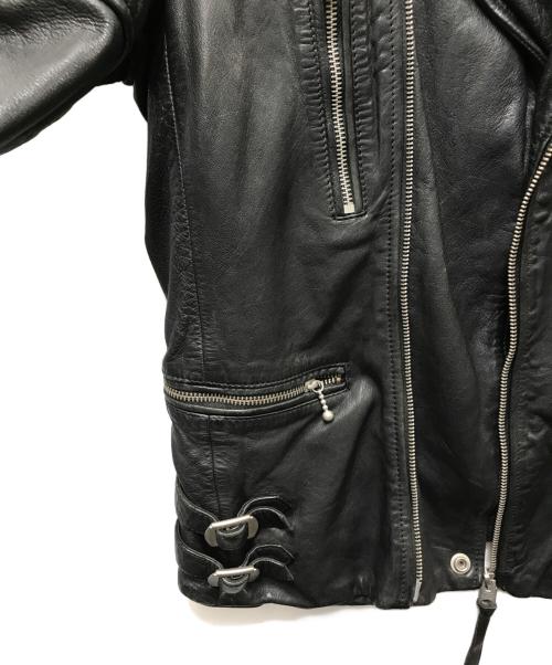 ALL SAINTS（オールセインツ）ALL SAINTS (オールセインツ) ライダースジャケット ブラック サイズ:Ｓの古着・服飾アイテム