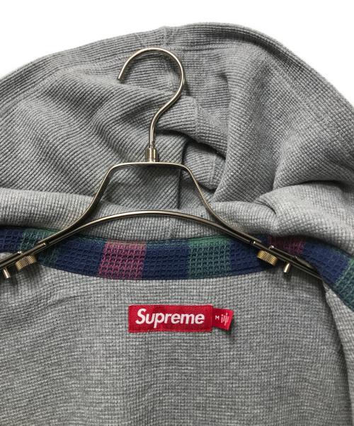 SUPREME（シュプリーム）Supreme (シュプリーム) Waffle Plaid Hooded Shirt(ワッフルプレイドフーデッドシャツ)　24FW グリーン サイズ:Mの古着・服飾アイテム