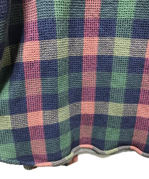 SUPREME（シュプリーム）Supreme (シュプリーム) Waffle Plaid Hooded Shirt(ワッフルプレイドフーデッドシャツ)　24FW グリーン サイズ:Mの古着・服飾アイテム