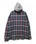 Supreme (シュプリーム) Waffle Plaid Hooded Shirt(ワッフルプレイドフーデッドシャツ)　24FW グリーン サイズ:M：18000円