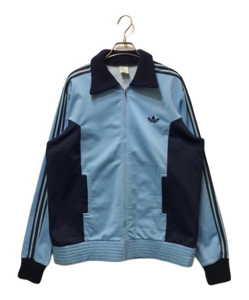 adidas（アディダス）adidas (アディダス) トラックジャケット　70’s Ventex　ﾌﾗﾝｽ製　 ブルー サイズ:採寸推奨の古着・服飾アイテム