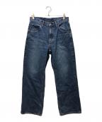 Hysteric Glamourヒステリックグラマー）の古着「KINKY JEANS/バギーデニムパンツ　02213AP09　」｜インディゴ