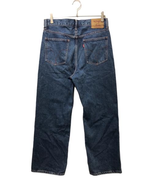 Hysteric Glamour（ヒステリックグラマー）Hysteric Glamour (ヒステリックグラマー) KINKY JEANS/バギーデニムパンツ　02213AP09　 インディゴ サイズ:31の古着・服飾アイテム