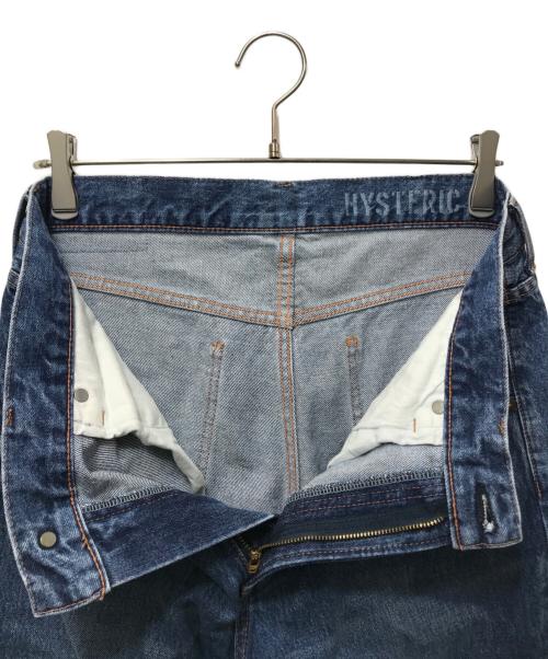 Hysteric Glamour（ヒステリックグラマー）Hysteric Glamour (ヒステリックグラマー) KINKY JEANS/バギーデニムパンツ　02213AP09　 インディゴ サイズ:31の古着・服飾アイテム