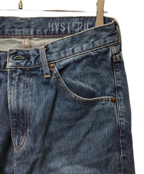 Hysteric Glamour（ヒステリックグラマー）Hysteric Glamour (ヒステリックグラマー) KINKY JEANS/バギーデニムパンツ　02213AP09　 インディゴ サイズ:31の古着・服飾アイテム