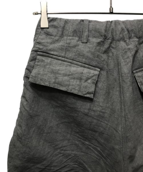 HEOS（ヘオース）HEōS (ヘオース) ワイドドローコード パンツ　HJSS-PT003　 グレー サイズ:3の古着・服飾アイテム