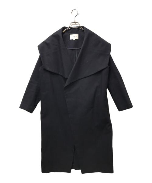 ENFOLD（エンフォルド）ENFOLD (エンフォルド) ビッグカラーコート　300AA330-0640　 ネイビー サイズ:38の古着・服飾アイテム