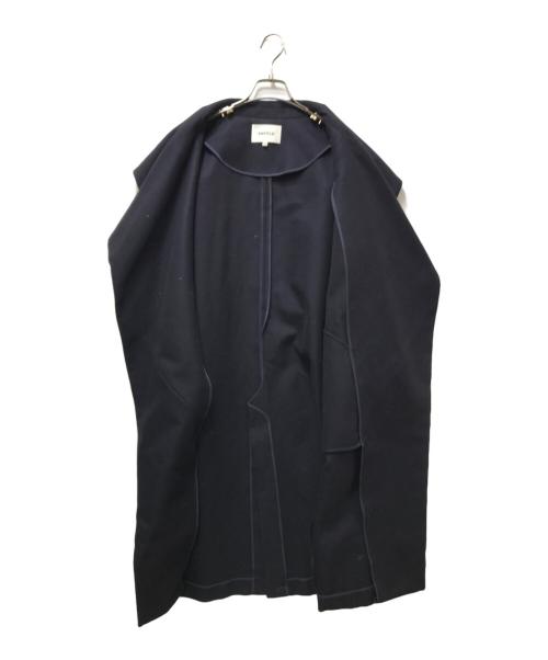 ENFOLD（エンフォルド）ENFOLD (エンフォルド) ビッグカラーコート　300AA330-0640　 ネイビー サイズ:38の古着・服飾アイテム